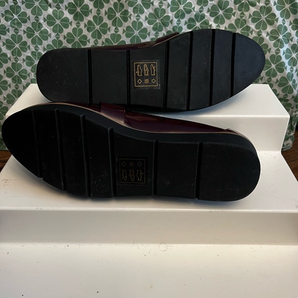 NWOT Laca Ferri Deep Burgundy Colored Womans Loafers!! - Picture 6 of 10